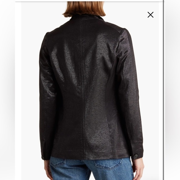 Rag & Bone Black Blazer with Metallic Sheen size 6 - Picture 3 of 11